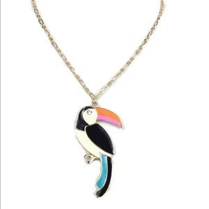 Kate Spade Toucan Necklace NWT (dust bag and box included)